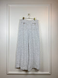 Chanel S23 Tweed Pants White Blue Sz. 42 DE (44 FR)