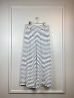Chanel S23 Tweed Pants White Blue Sz. 42 DE (44 FR)