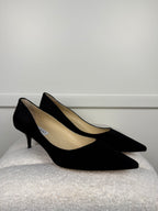 Jimmy Choo Suede Heels Black Sz. 39 EU