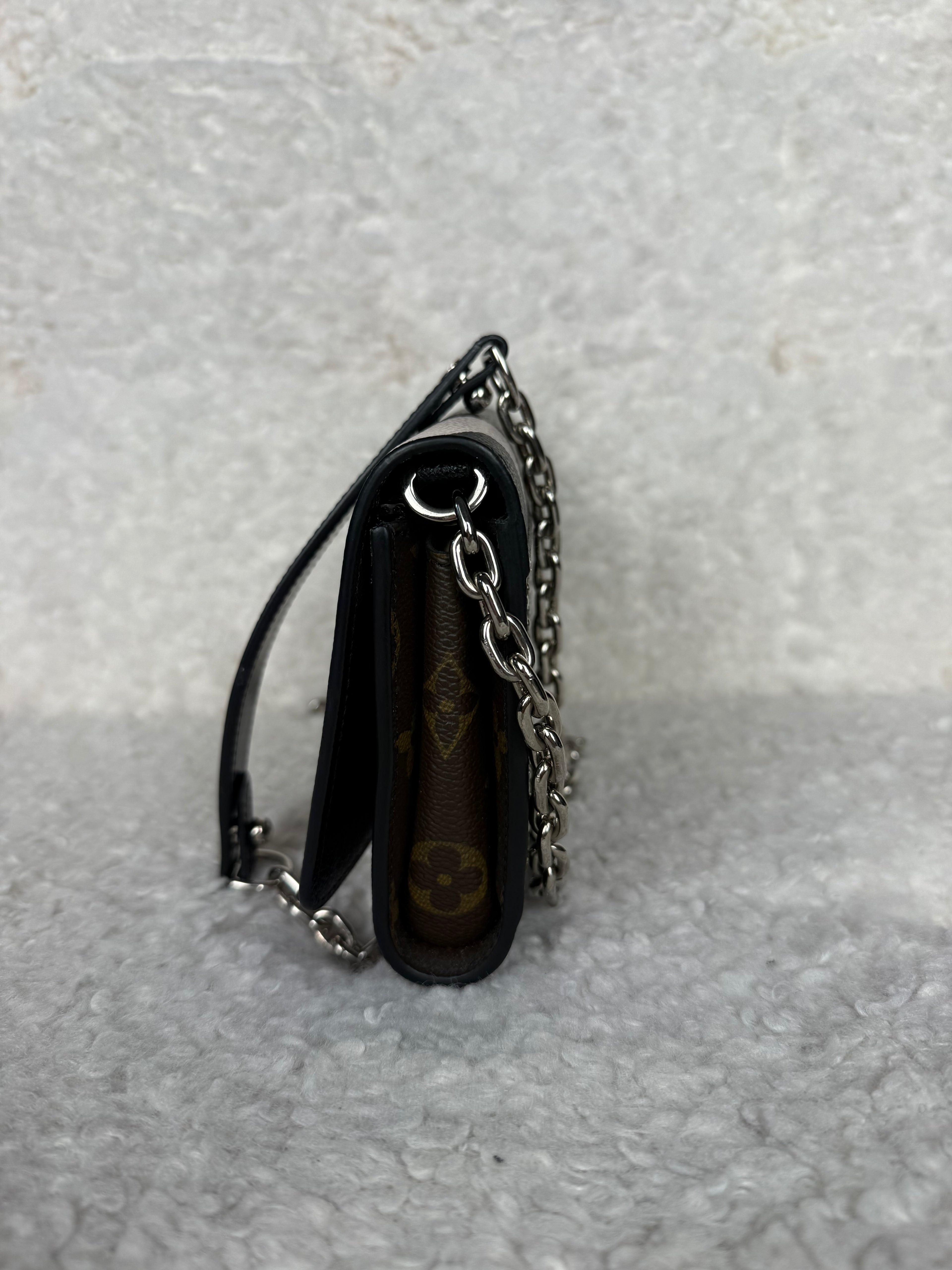 Louis Vuitton Twist Chain BB Bag Brown Black Multi