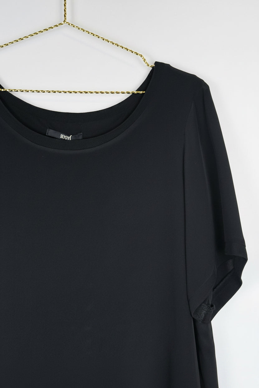 Sly010 T-Shirt Dress Black Sz. 42 DE