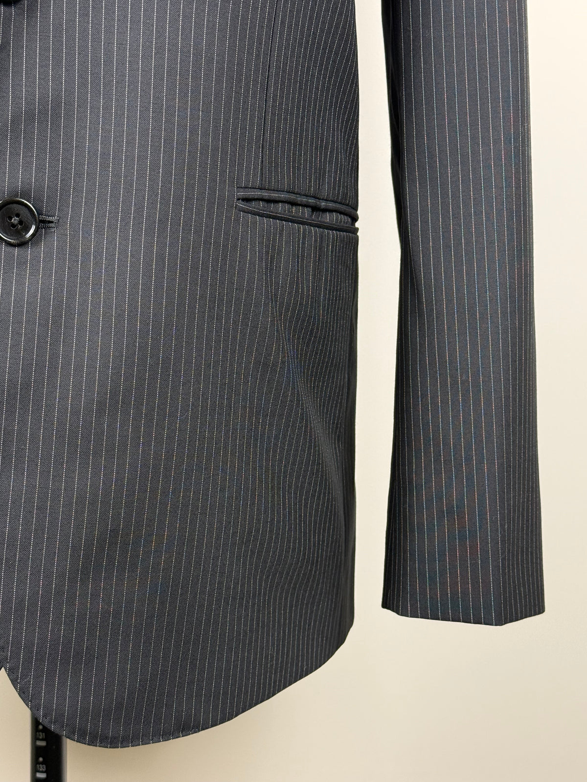 Celine Blazer mit Nadelstreifen – Schwarz – Gr. 38 DE (40 FR)