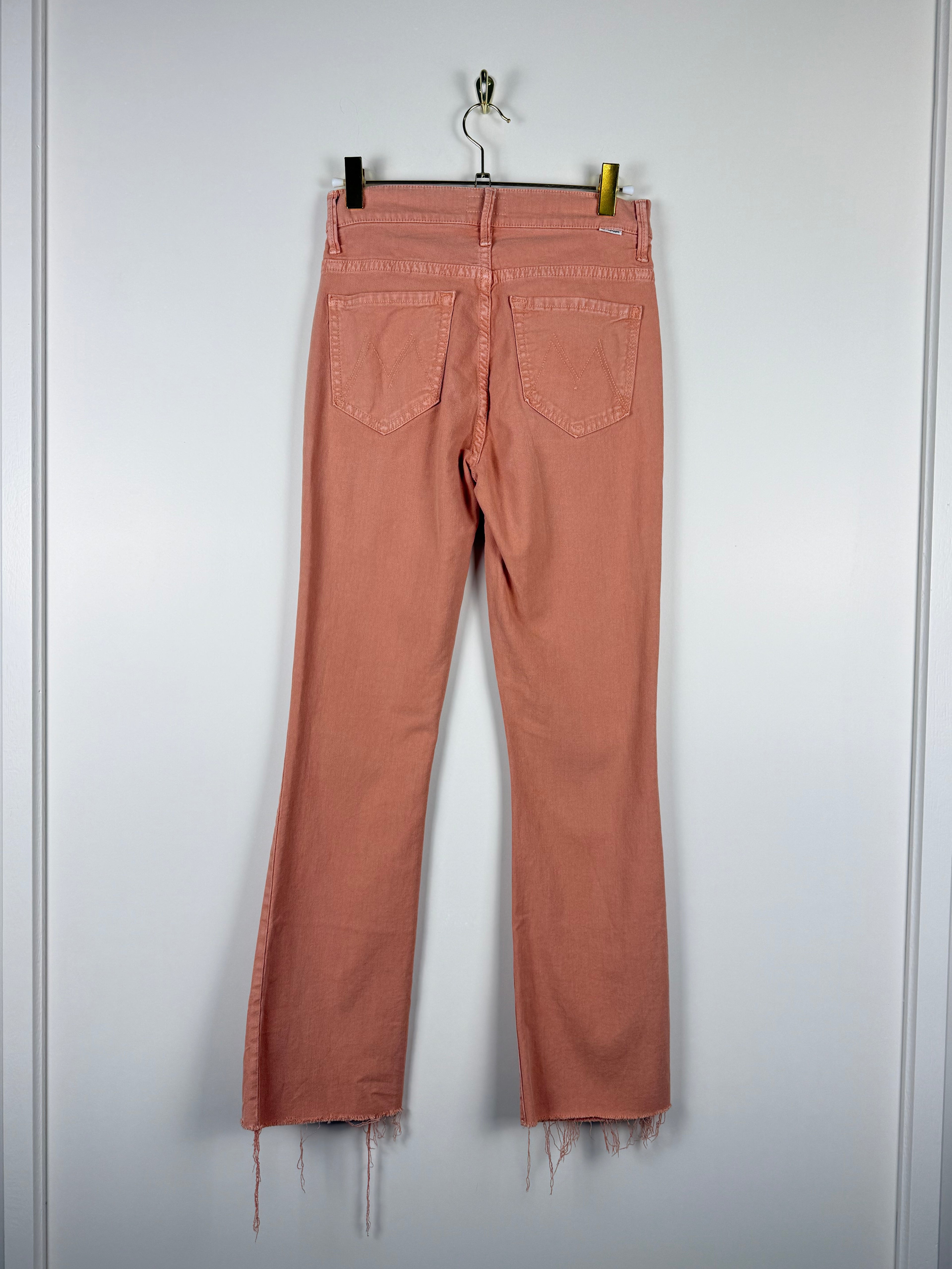 Mother Jeans "The insider ankle fray" Coral Sz. 25