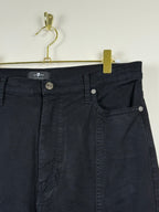 7 For All Mankind The Ultra High Rise Dojo Jeans – Schwarz – Gr. 32