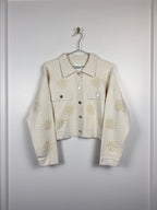 Sandro Jäcklein with floral embroidery – Cream – Size S (1)
