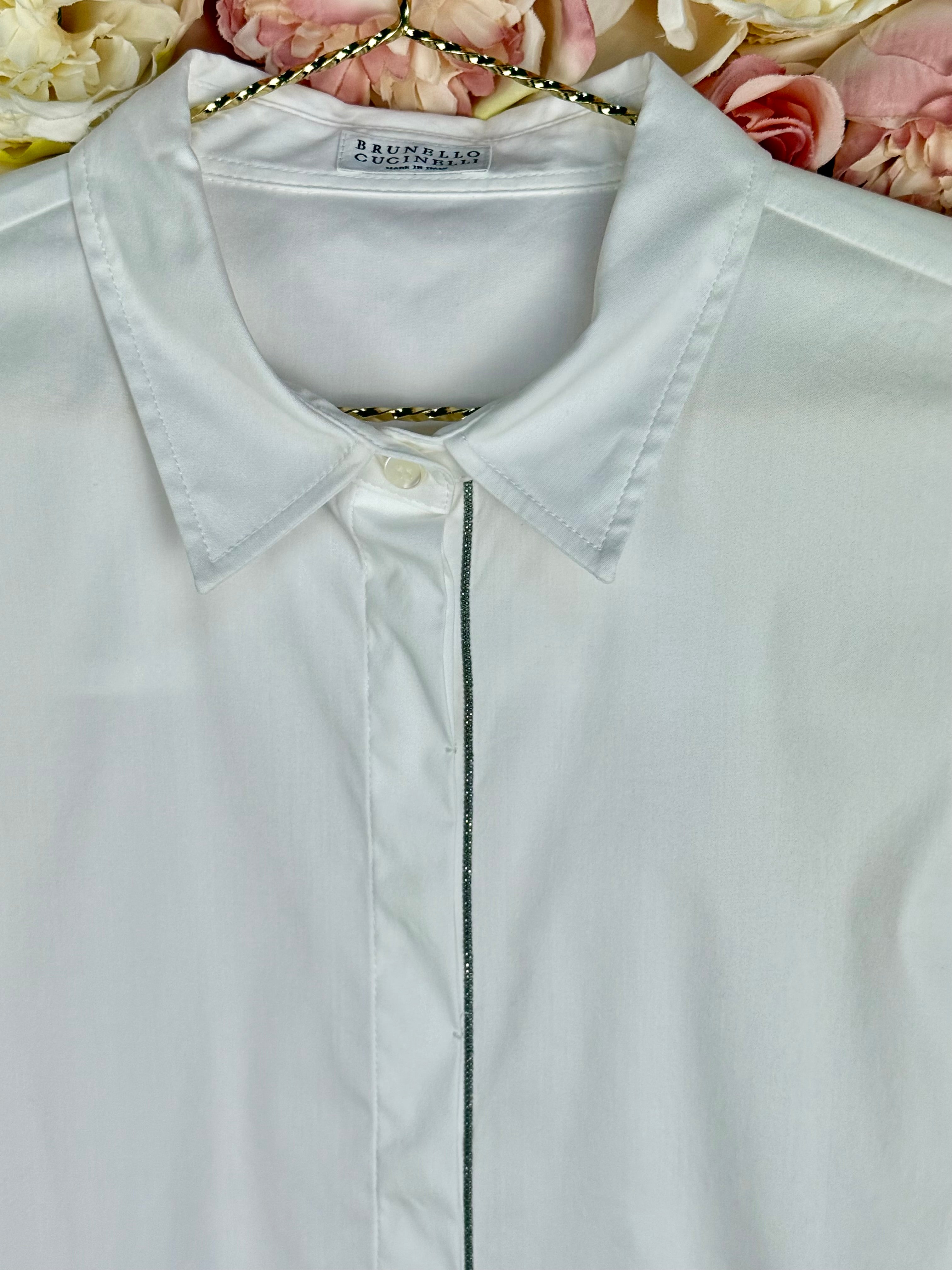 Brunello Cucinelli Button Up Shirt White Sz. XL
