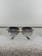 Louis Vuitton Sonnenbrille – Beige/Schwarz
