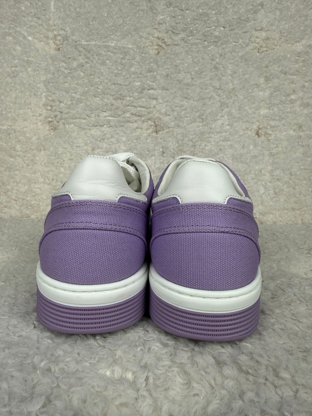 Chanel Canvas Sneakers Purple White Sz. 39.5 EU