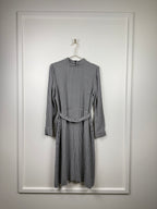 A.P.C. Kariertes Kleid – Weiss/Schwarz – Gr. 38 DE (40 FR)