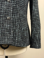 Chanel 22B Pre-Collection Tweed Blazer – Blue/Black – Size 40 DE (42 FR)