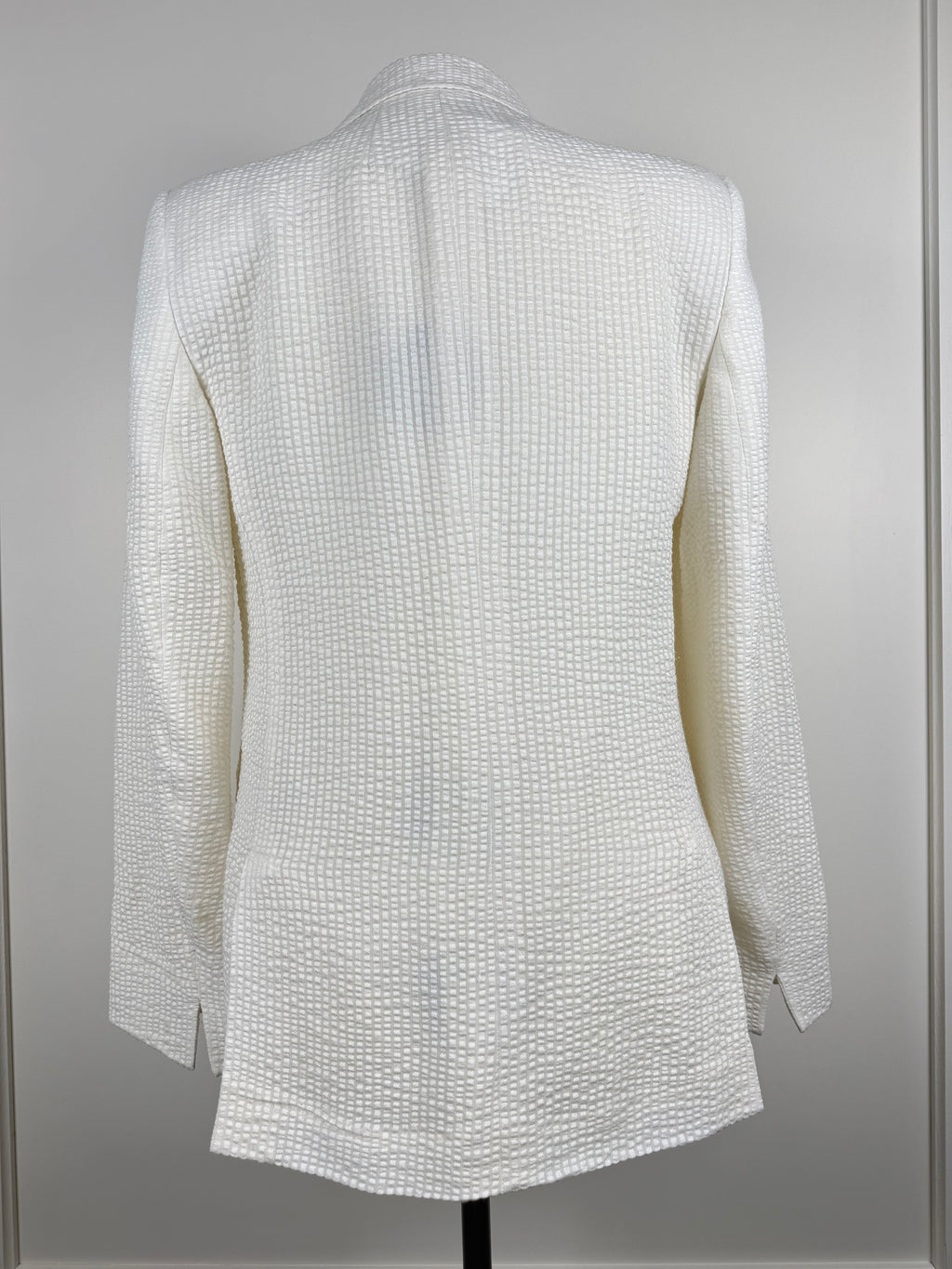 Akris Silk Mix Blazer Cream Sz. 42 DE