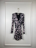 Alexandre Vauthier Kleid – Schwarz/Rosa – Gr. 36 DE (38 FR)