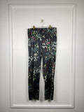 Johnny Was Hose mit Blumenmuster – Petrol – Gr. L