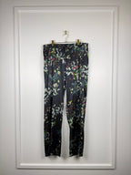 Johnny Was Hose mit Blumenmuster – Petrol – Gr. L