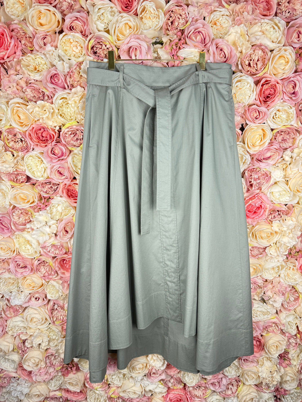Peserico Skirt Olive Green Sz. 44 DE (48 IT)