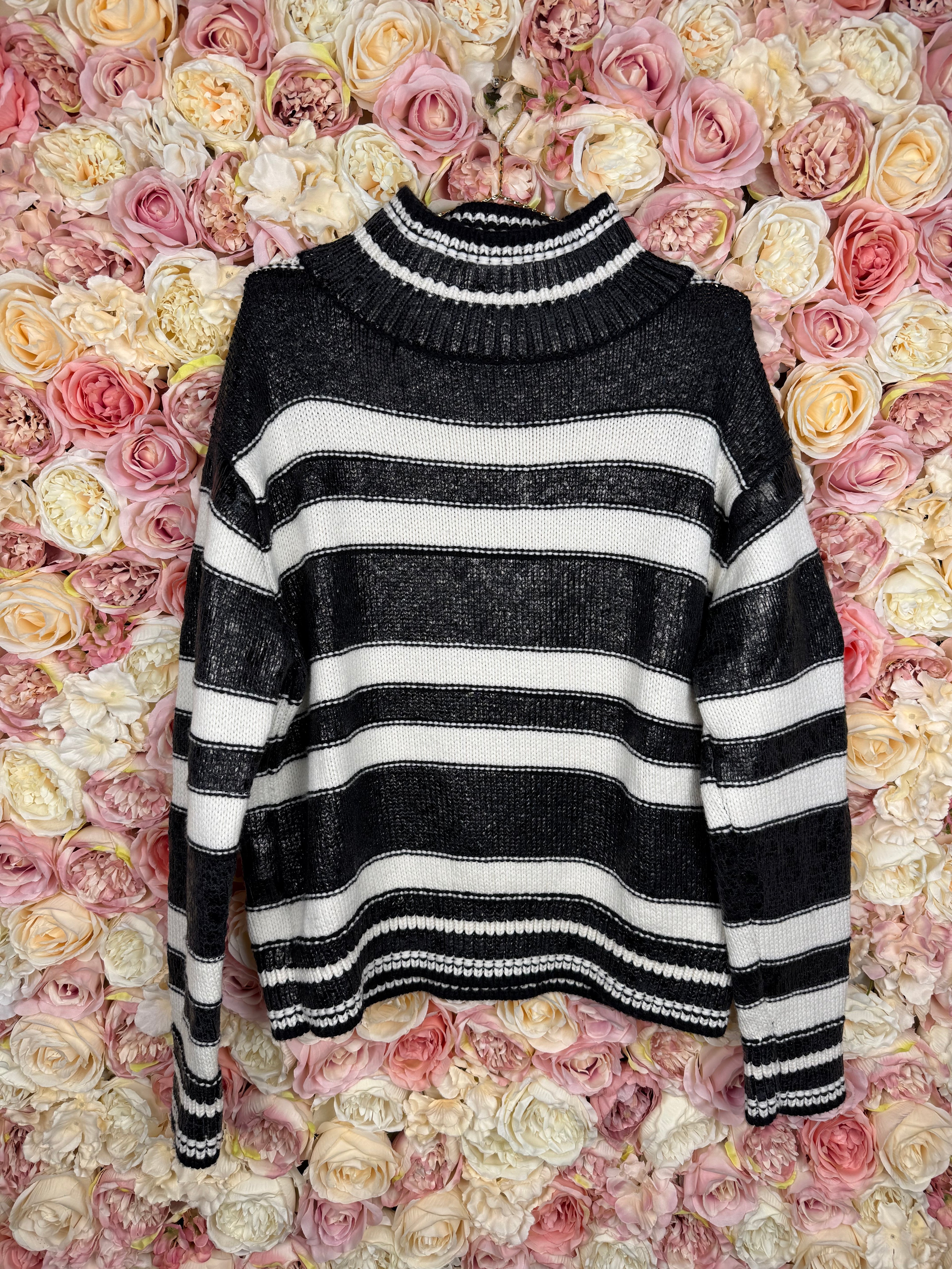 Ermanno Scervino Sweater Black White
