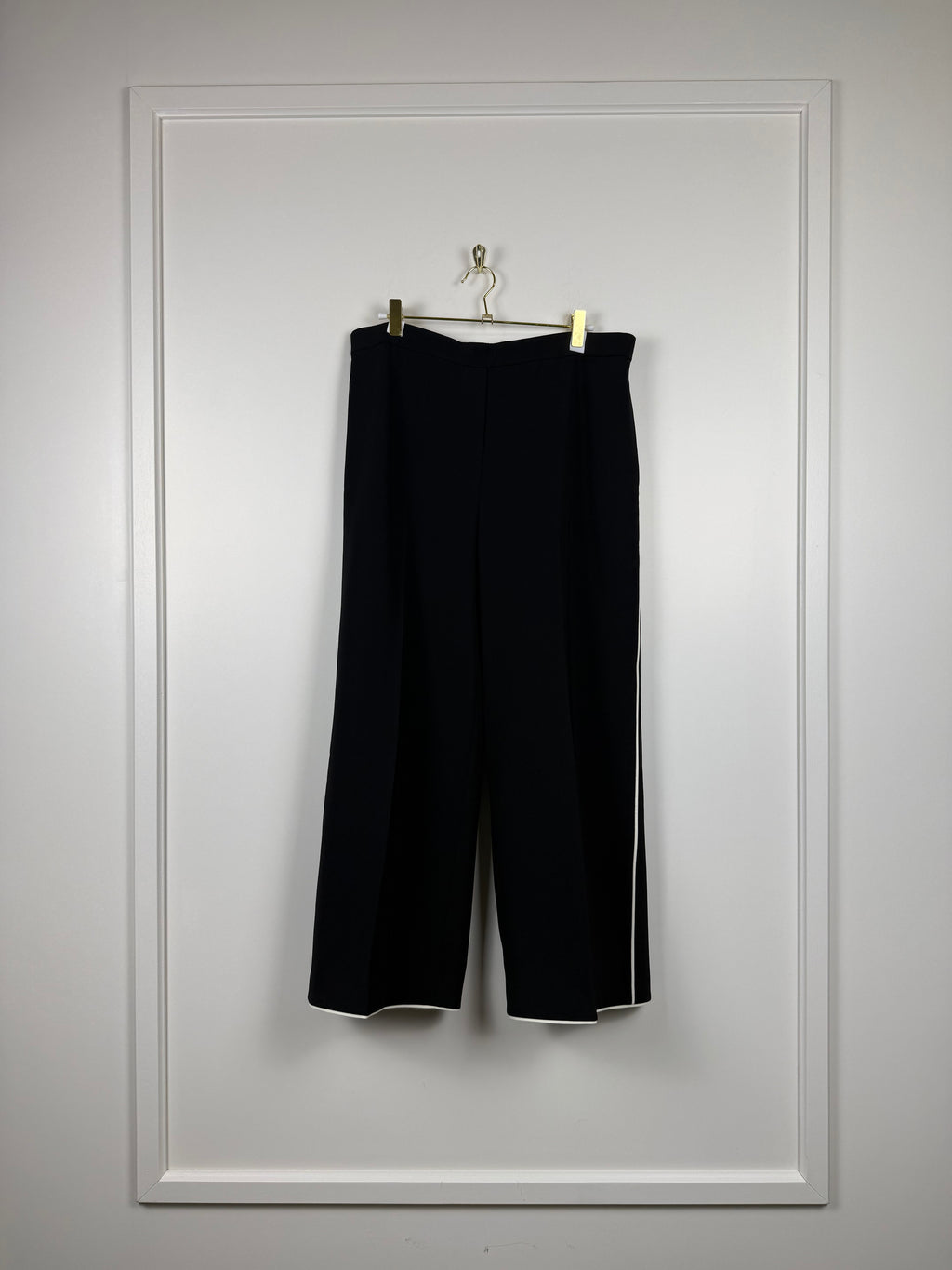 Theory Wide Pull On Hose – Schwarz – Gr. L (UK 12)