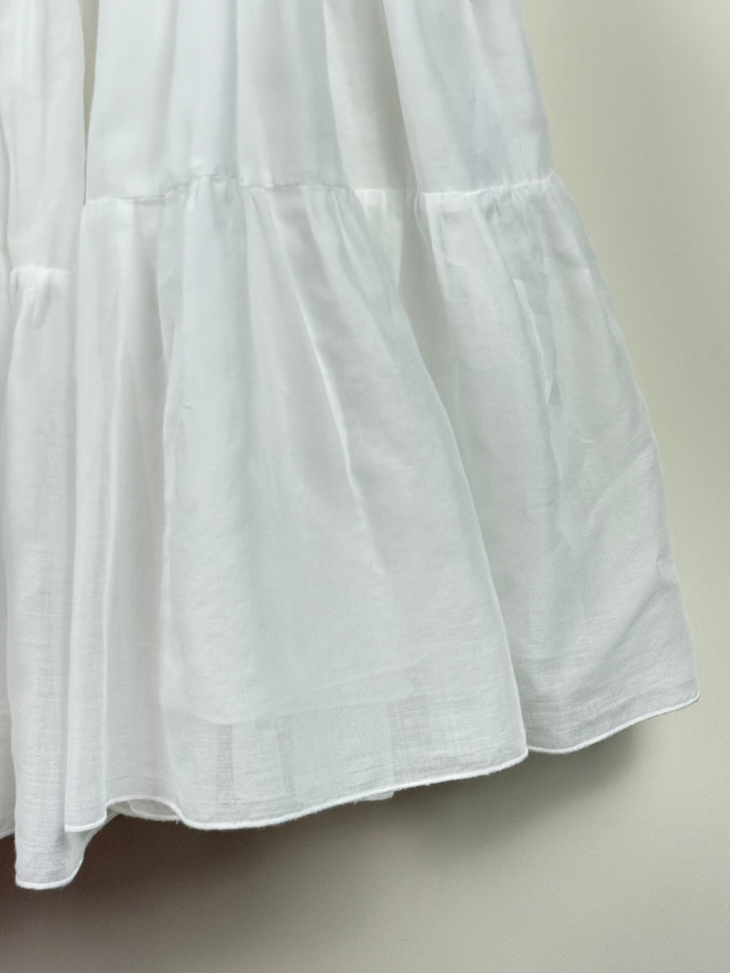 Ermanno Scervino Beachwear Kleid mit Spitze – Weiss – Gr. 38 DE (42 IT)