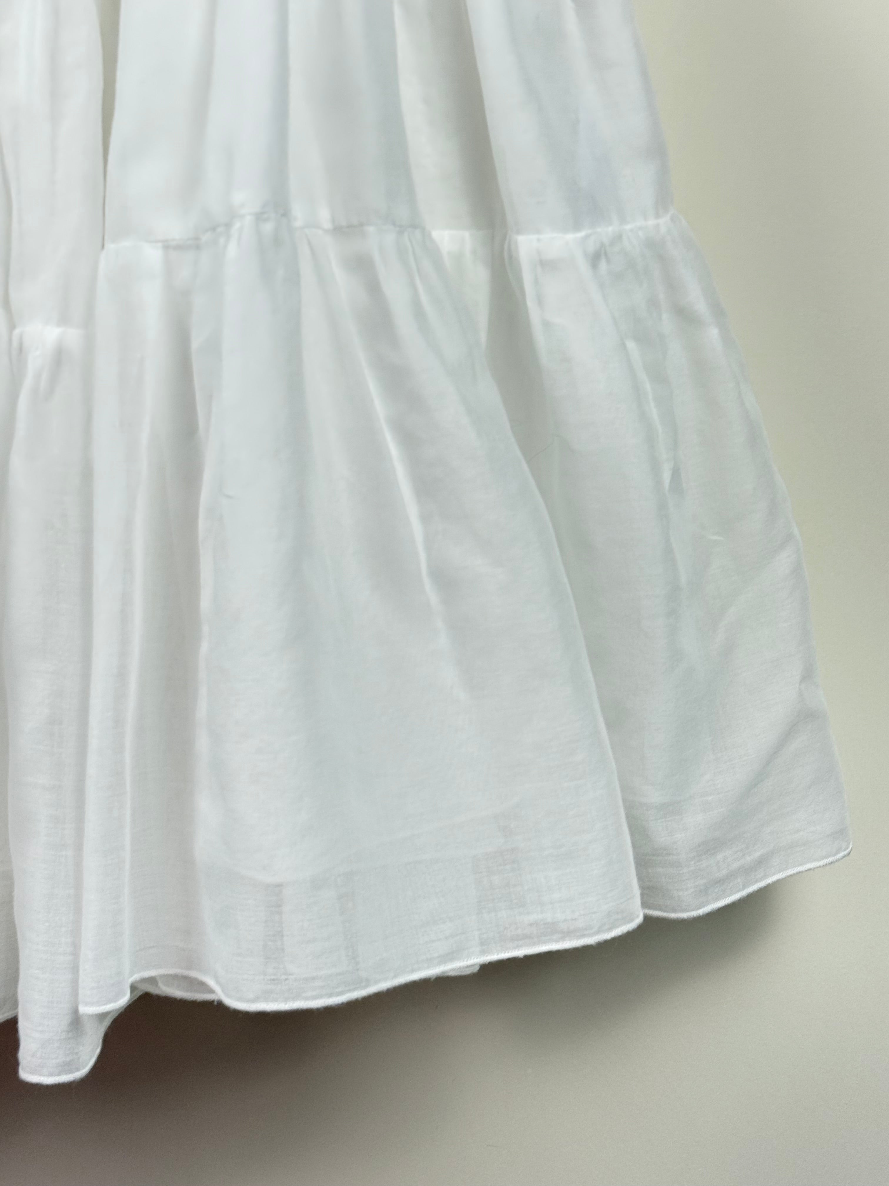 Ermanno Scervino Beachwear Kleid mit Spitze – Weiss – Gr. 38 DE (42 IT)