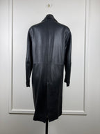 Santacroce Ledermantel – Schwarz – Gr. ca. 38