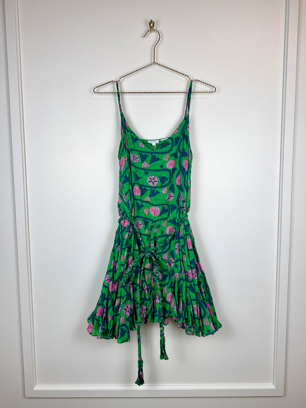 Rhode Dress Green Multi Sz. XS