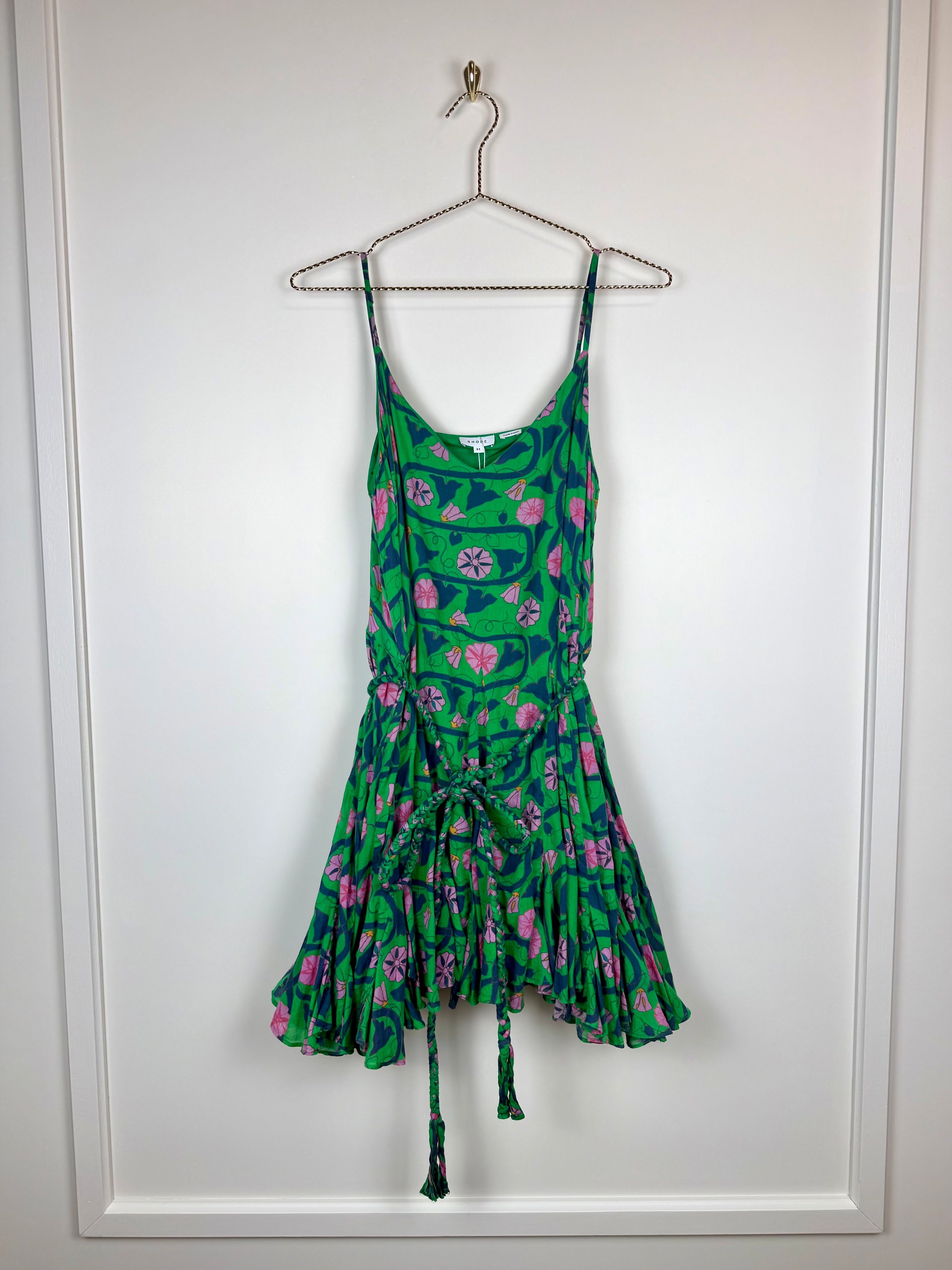 Rhode Dress Green Multi Sz. XS