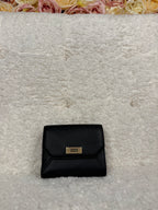 Bally Leather Wallet Black Nude