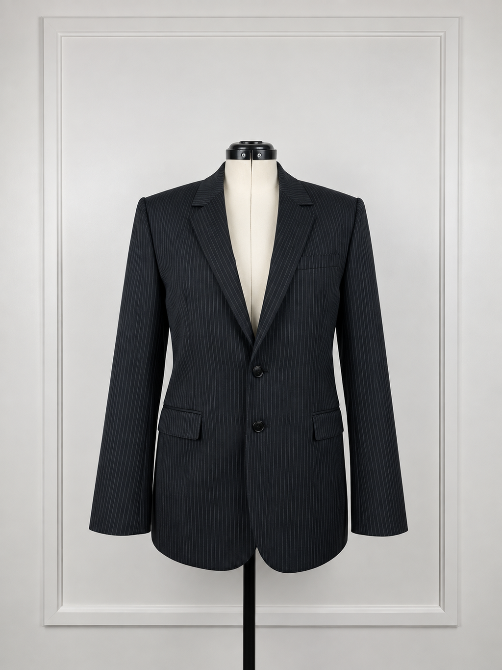 Celine Blazer mit Nadelstreifen – Schwarz – Gr. 38 DE (40 FR)