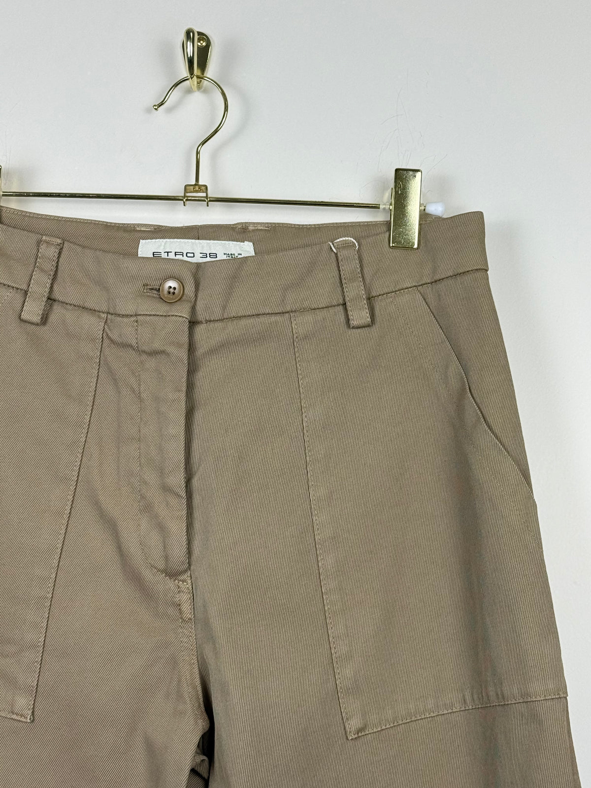 Etro Culottes Jeans dark Beige