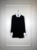 Chanel Silk Blouse Black White Sz. 38 DE (40 FR)