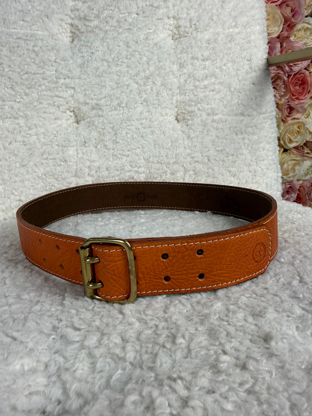 Jean Louis Fernandez Belt Orange Sz. 80