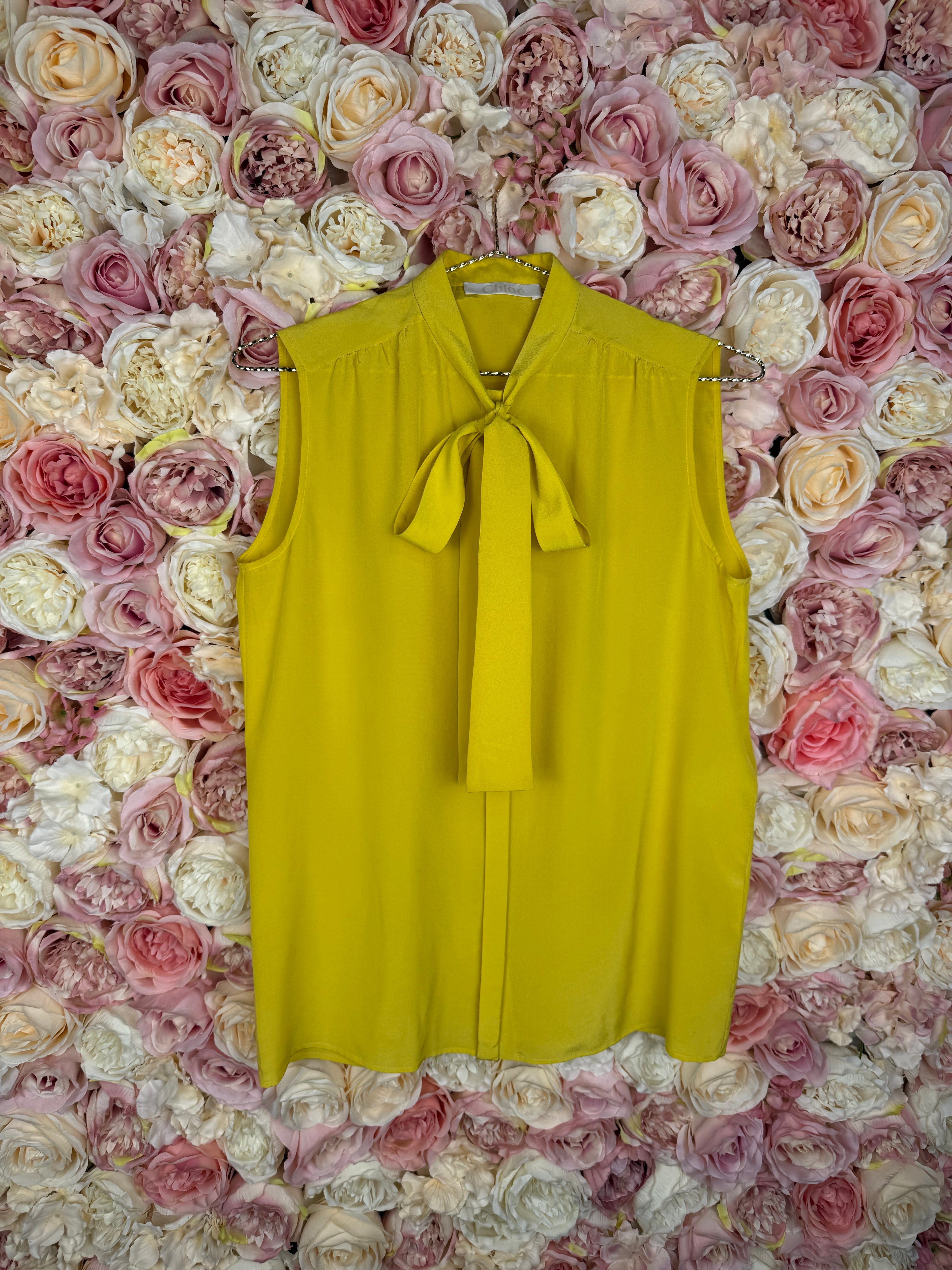Chloé Top Yellow Sz. 34 DE (36 FR)