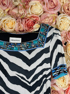 Emilio Pucci Dress Black White Sz. 34 DE (38 IT)