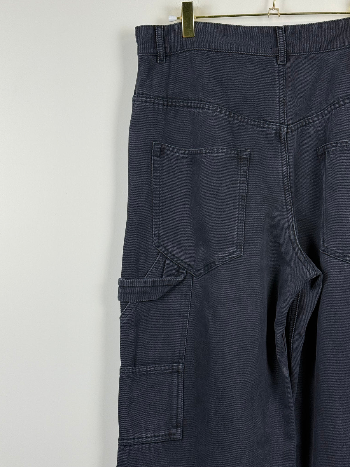Isabel Marant Jeans mit weitem Bein – Grau – Gr. 38 DE (40 FR)
