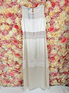 Luminess Silk Beach/Bed Dress White Sz. 3 (L)