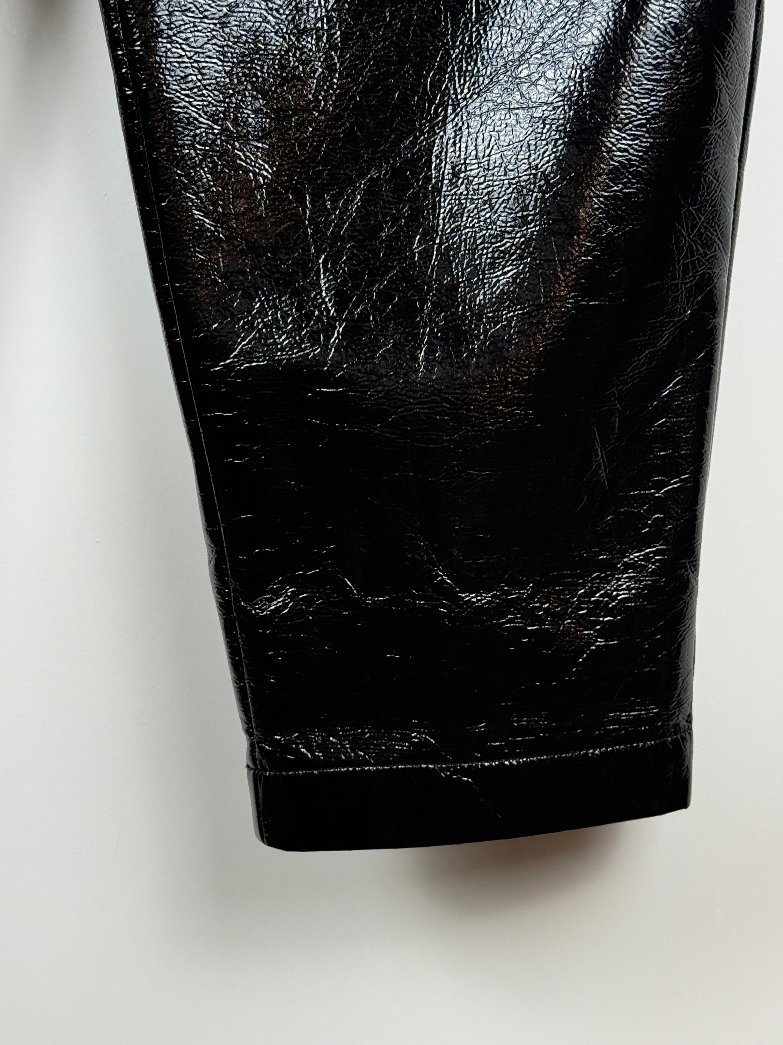 L'Academie Arielle Pants Black Shiny