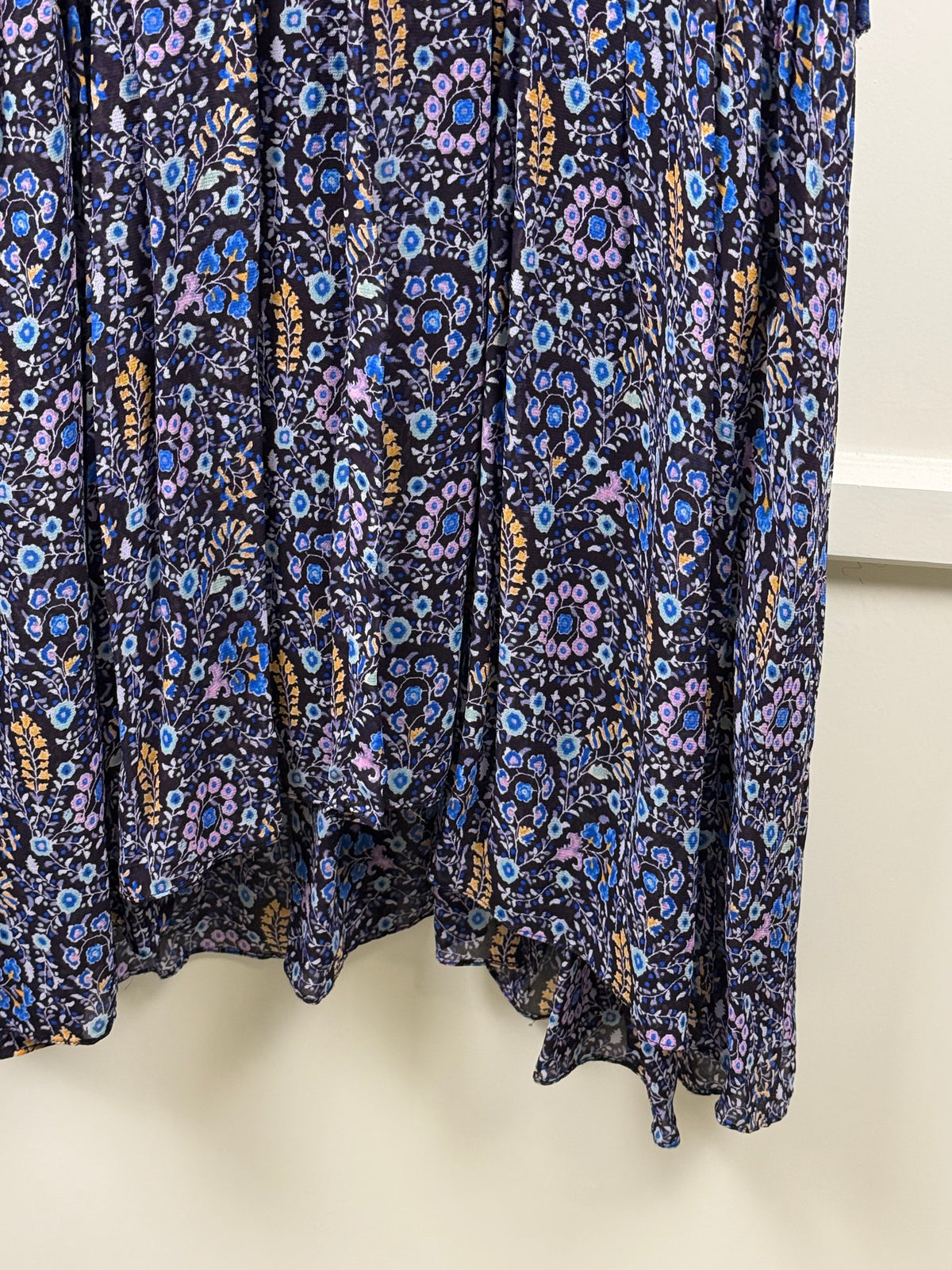 Isabel Marant Étoile Kleid mit Blumenprint – Blau – Gr. 36 DE (38 FR)