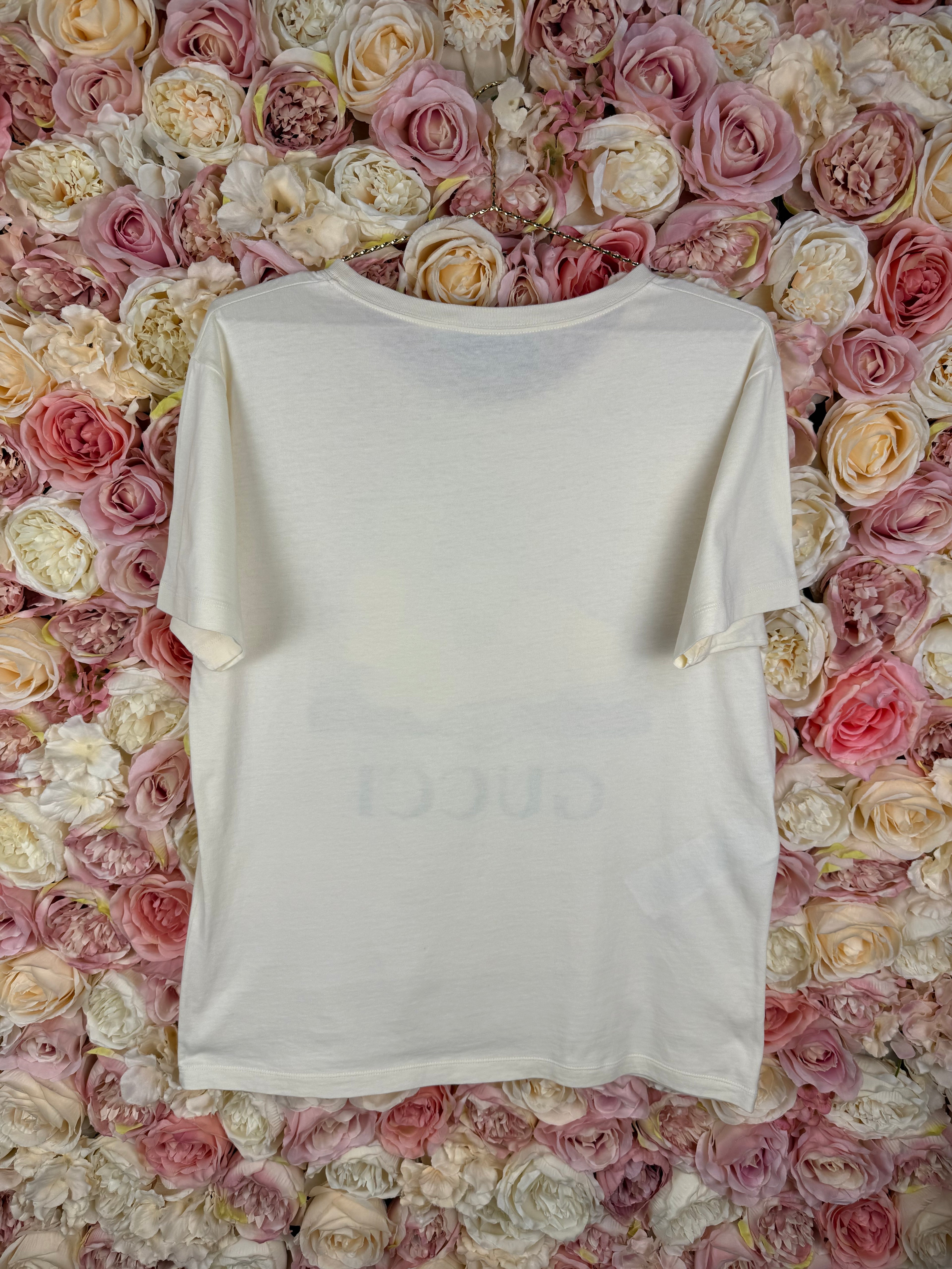 Gucci x Disney Mickey Mouse T-Shirt Cream Multi Sz. XS