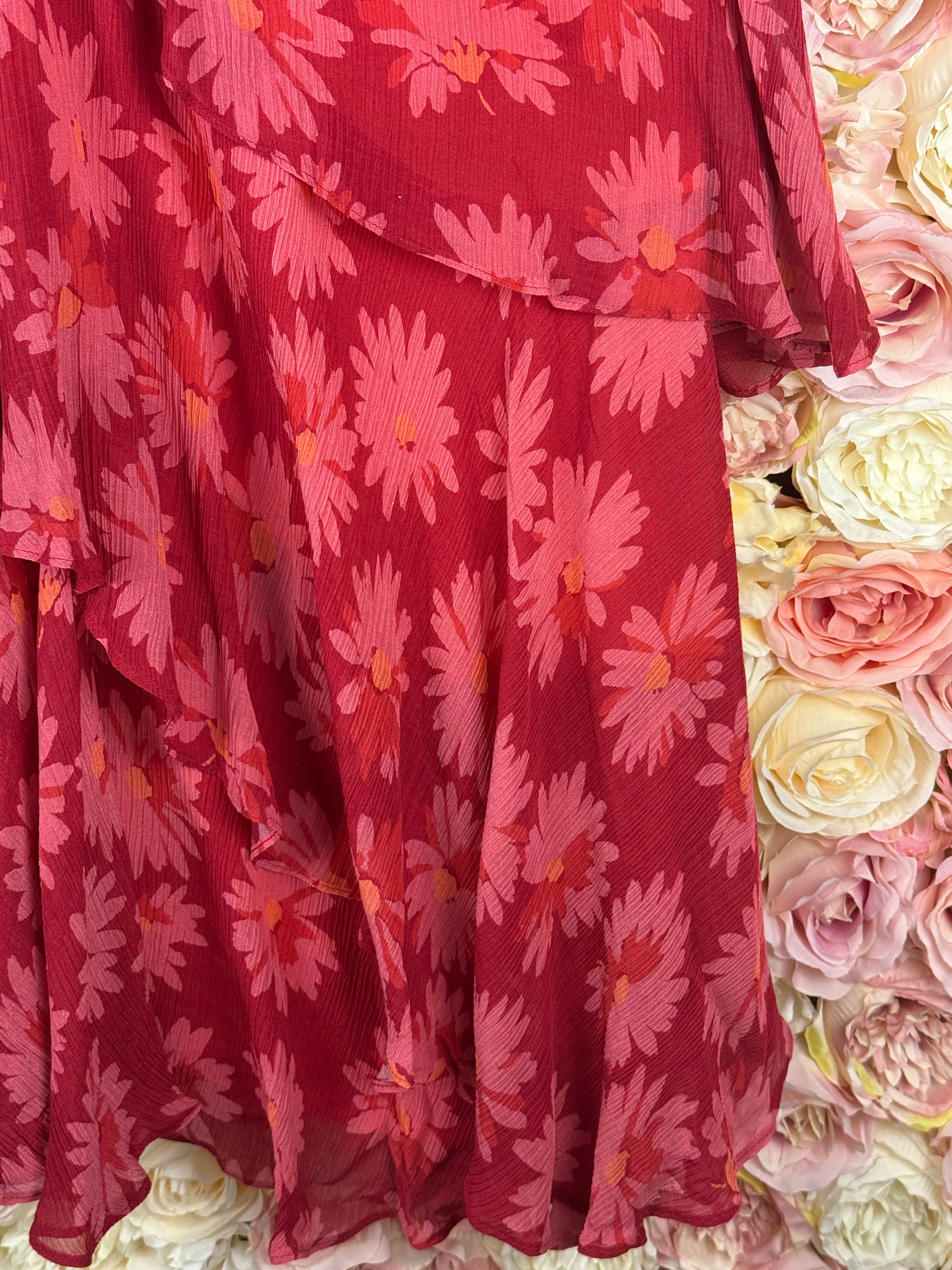 Mirae Dress Pink Multi Sz. 34 DE (36 FR)