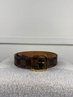 Louis Vuitton Gürtel Damier Ebene – Braun – Gr. 85 cm