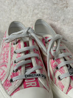 Christian Dior Walk'n'Dior Sneakers White Pink Sz. 39.5 EU