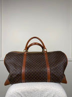 Celine Vintage Reisetasche – Braun – Macadam Muster