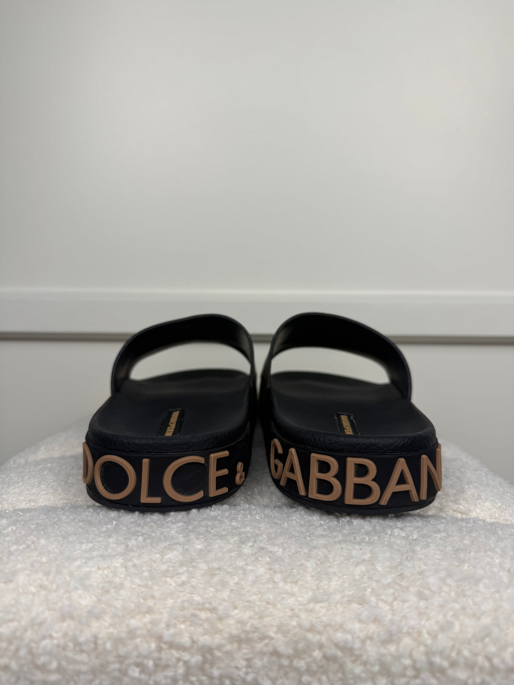 Dolce & Gabbana Slides Leo Print Sz. 38 EU