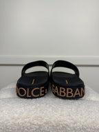 Dolce & Gabbana Slides Leo Print Sz. 38 EU