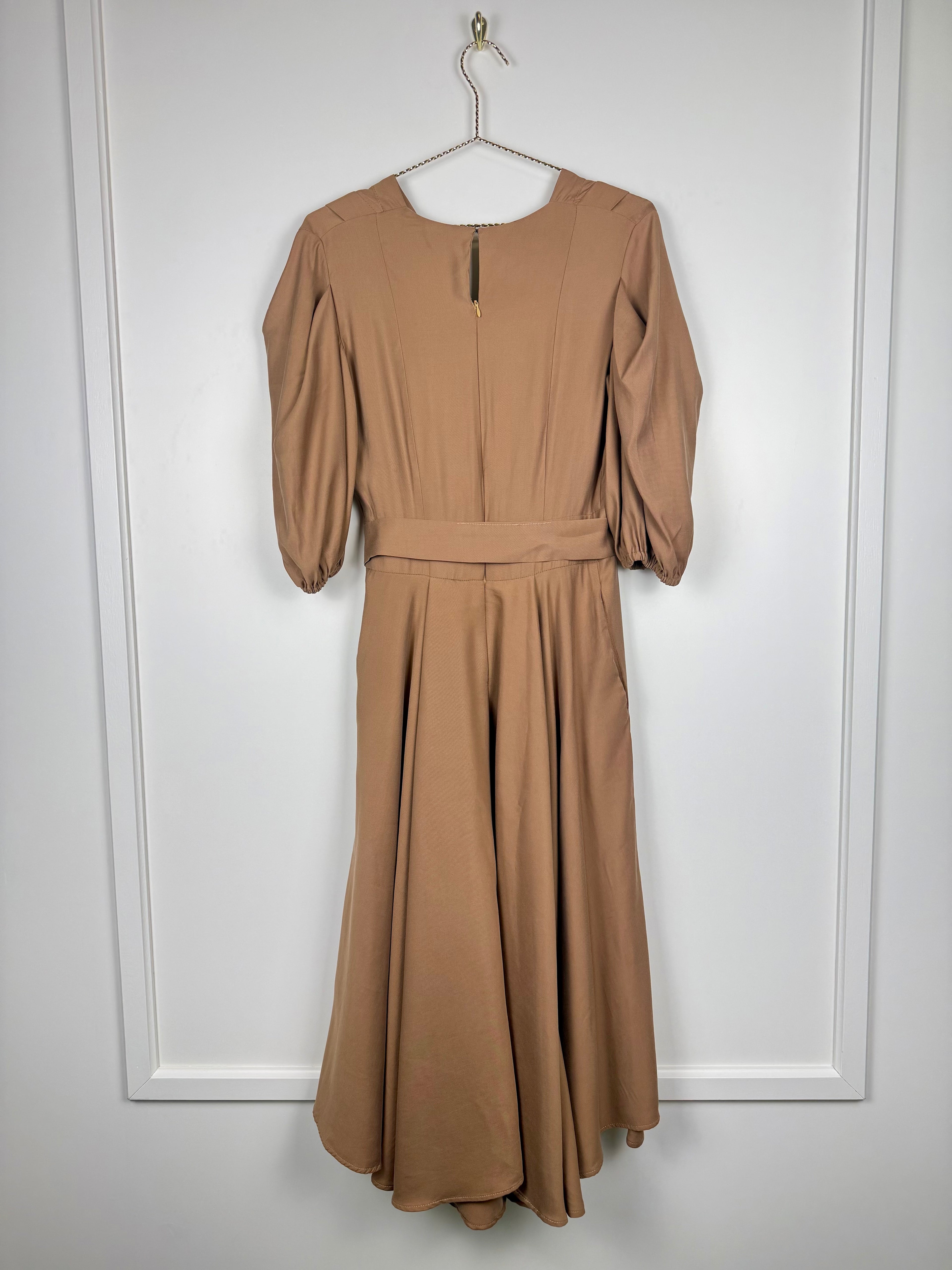 Singita Dress Camel Sz. XS