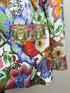 Etro Silk Jacket with Belt Multi Sz. 34 DE (38 IT) oversized