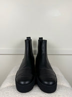 Chanel Chelsea-Stiefel aus Leder – Schwarz – Gr. 40 EU