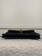Chanel Quilted Lambskin Clutch Black