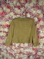 Chanel 2023 Tweed Jacket Gold Yellow Sz. 34 DE (36 FR)
