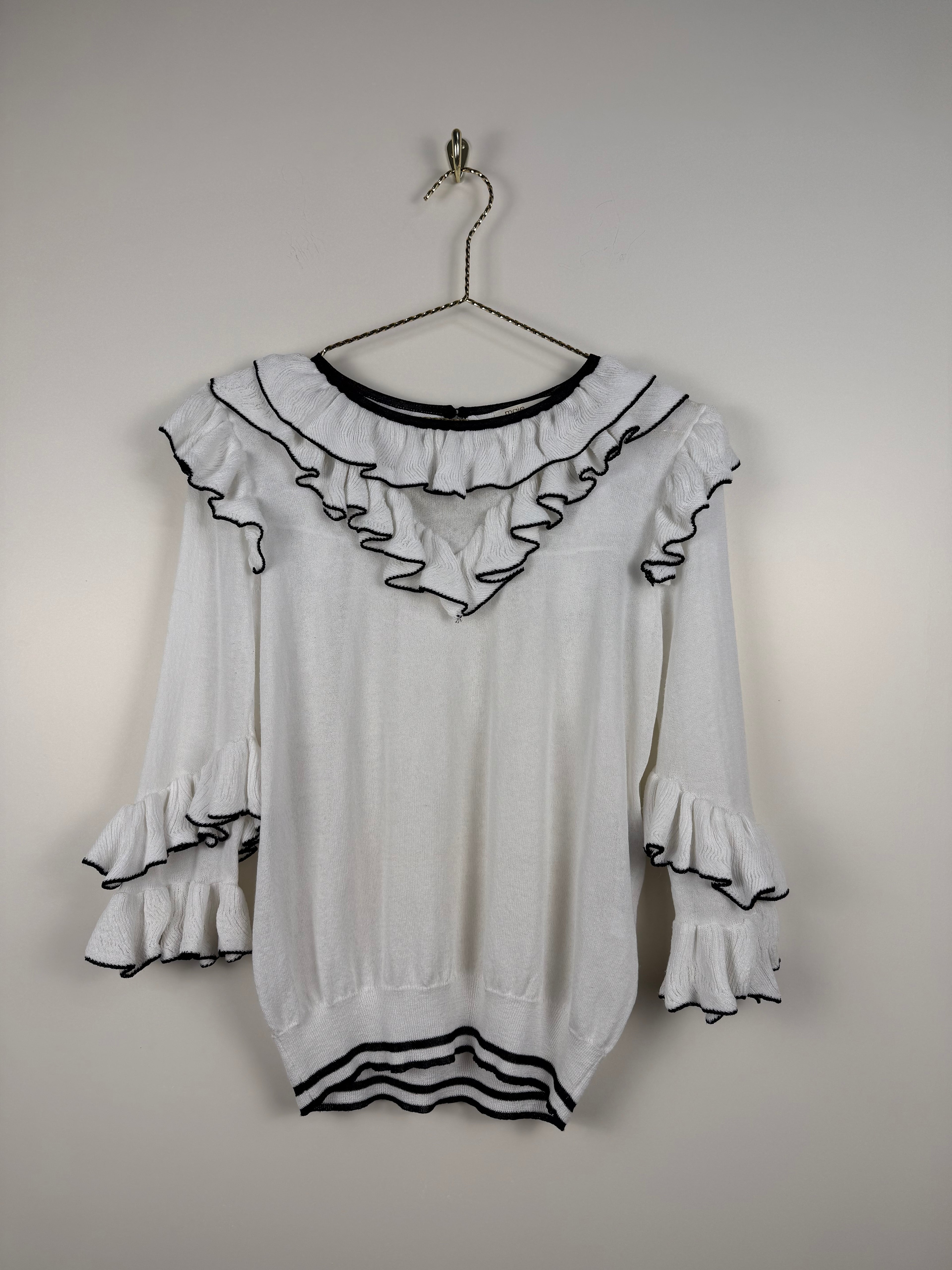 LoveShackFancy Pullover – Ecru – Gr. M